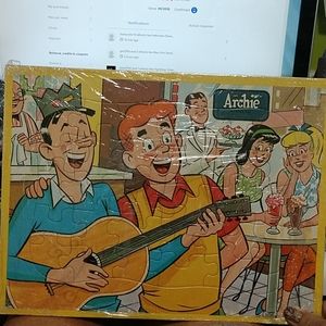 Vtg 1960's Jaymar "Archie" Inlaid Tray Puzzle